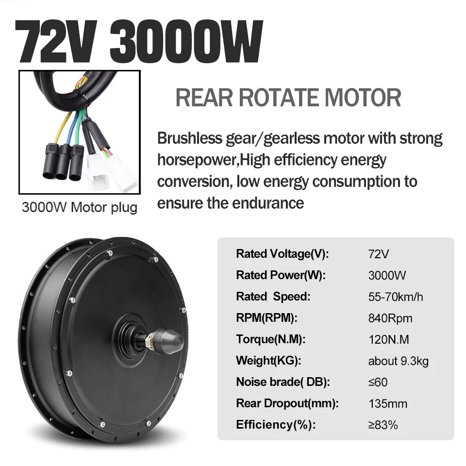 New Upgrade Ebike Conversion K - Ebike Conversion Kit 72V 3000W ulasan dan harga