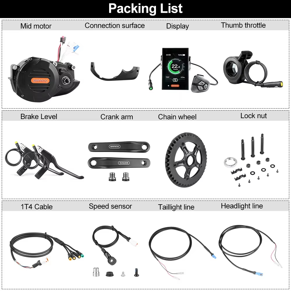 Bafang M620 G510 48V 52V 1000W - Mid Drive Motor Kit 52V 1000W ulasan dan harga