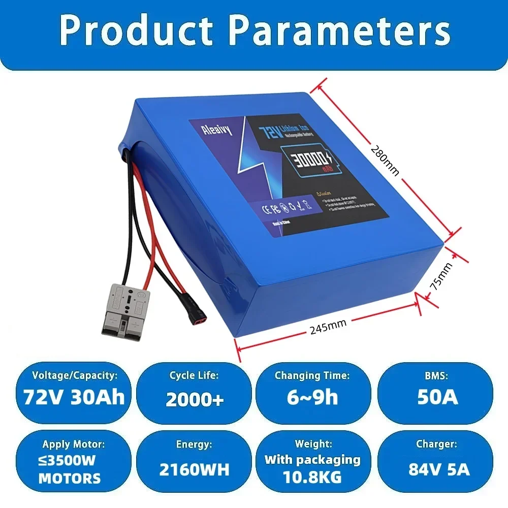 72V 30Ah High Power Fast Charg - Electric Bicycle Battery 72V 30Ah ulasan dan harga